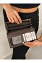 Brown Women's Wallet with Plenty of Eyes Genuine Leather - 3