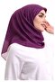 غطاء رأس منقوش من كوفرا - أرجواني - 4