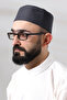 غطاء رأس للصلاة مطرز باللون الرمادي من نالي شيريف - 3