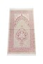 Luxury Light Color Ottoman Taffeta Prayer Rug - 0210 - Red Color