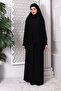 طقم صلاة عملي من قطعتين 8016 أسود