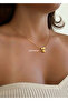Gold Minimal Heart Women's Necklace - 2