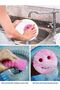 2-pack Smiling Face Sponge - Absorbent and Non-slip Suction Cup, for Kitchen and Bathroom - 5