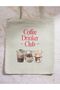 Coffee Drinker Club Kahve Coffee Y2K Cloth Bag Tote Bag - 2
