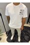 Beyaz Poster T-shirt - 2