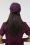 Scrubs Plum V-Neck Surgical Suit & Bonnet - 8