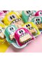 Taped Transparent Patterned Bag, Monster - 50 Pieces Mixed 10x15 Cm