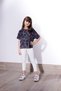 Girl's Off-White 2-6 Years Organic Natural Cotton Lycra Basic Ankle Length Leggings - 2