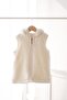 Teddy Plush Kids Vest Hooded Lined 3d Eared - 3