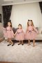 Baby Girl Child Princess Fluffy Tutu Heart Long Sleeve Flexible Lycra Dress - 8
