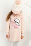 Girl's Sweater Beret and Neck Collar Knitwear Dress Set of 3 - 6