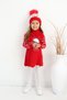 Girl's Sweater Beret and Neck Collar Knitwear Dress Set of 3 - 7