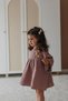 Girl's Dried Rose Muslin Seasonal Dress - 2