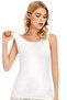 Women's Thick Strap Cotton Undershirt Set of 3 - 2