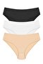 100% Cotton High Waist Panties 3-Pack