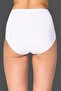 Women's White 6-Pack Cotton Ribbed Bato Panties - 2