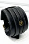 Starry Antique Black Handcrafted Men's Leather Bracelet