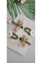 Hair Clip Set with Dragonfly and Daisy Designs (4- Snap button Set)