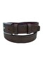 3 Pieces Black Navy Blue Brown 3 Cm Classic Faux Leather Children's Belt - 5
