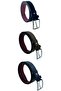 3 Pieces Black Navy Blue Brown 3 Cm Classic Faux Leather Children's Belt - 3