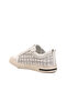 10206 White Lace-Up Genuine Leather Men's Sneakers - 4