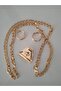 Gold Chain Set - 1 Meter Chain and Two Rings