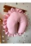 Nursing Pillow with Washable Outer Cover / Pregnant Support Cushion / Candy Pink - 2