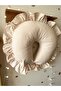 Nursing Pillow with Washable Outer Cover / Pregnant Support Cushion / Beige - 2