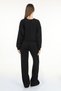 Black Modal Fabric Double Basic Set - 5