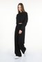 Black Modal Fabric Double Basic Set - 3