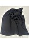 Black Thin Cashmere Design Shawl (Silver Stone)
