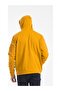 Mustard Yellow Printless Hooded Sweatshirt with Kangaroo Pocket - 4