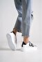 Inter Thick Sole Hidden Heel Double Velcro Sports Shoes Sneaker - 6