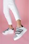 Inter Thick Sole Hidden Heel Double Velcro Sports Shoes Sneaker - 4