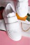 Inter Thick Sole Hidden Heel Double Velcro Sports Shoes Sneaker - 5