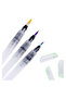 3-Piece Water Tank Brush Set Water Paint Pen Calligraphy Brush Line Brush Keep Smiling (Set of 3) - 6