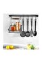 سلة ريترو معلقة باللون الأسود