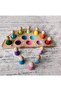 Peg Doll and Rainbow Tray Matching 12 Piece Human Figures (waldorf) - 6