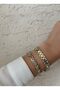 16-18 CM Zircon Stone V Model Bracelet - 2