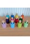 Set of 12 Waldorf Peg Baby & Bowl (Colorful) - 3
