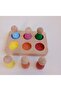 Peg Doll and Tray Matching Set of 6 Human Figures (waldorf) - 2