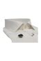 Slimfit Double Cuff Cufflink Classic Collar Cream Satin Men's Shirt 2104Kr - 3