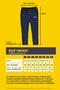 Navy Blue Men's Straight Leg Comfortable Cut Seasonal Premium Fabric Sweatpants - 6