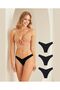 Laser V Cut Mid Waist 3-Pack Panties
