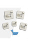 5 Size Ceramic Whale Polymer Clay Cut Mold - Jewelry and Cookie Molded, No:454
