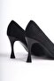 Women's Genuine Leather Pointed Toe Stiletto Heeled Shoes - 4