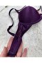Le Jardin Monica Striped Micro Push-Up Bra with String Detail on the Back - 7008 - 5
