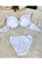 Le Jardin Shiny Glitter String Brodeled Push-Up Bra Panty Set-5065 - 5