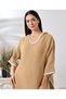 Latte 4 Layer Muslin Hooded Adult Women's Poncho - 7
