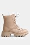 Women's Boots with Lace-Up Side Zipper